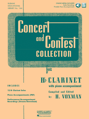 Concert and Contest Collection for Bb Clarinet