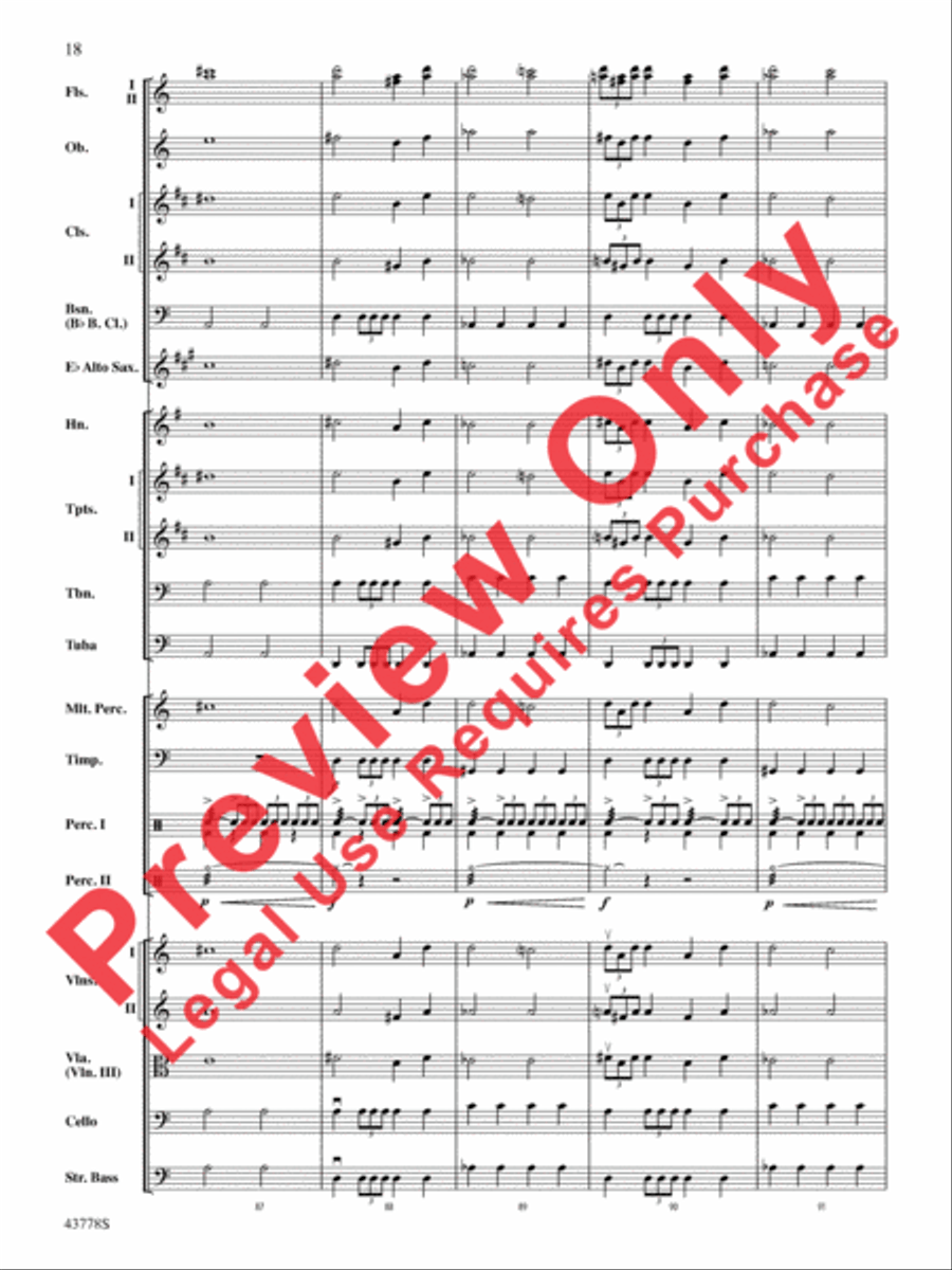 Godzilla Full Orchestra scores gallery preview page 38