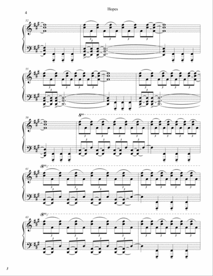 Hopes Piano Solo scores gallery preview page 4