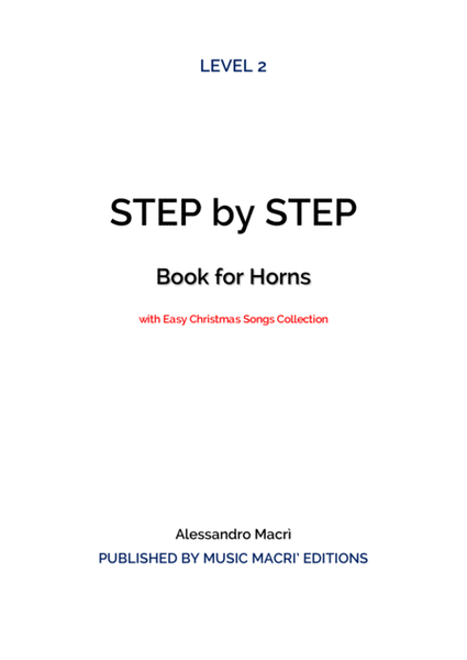 STEP by STEP Book for Horns Level 2