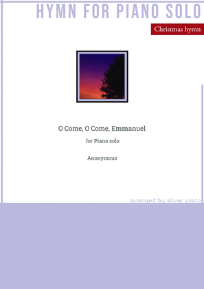 Book cover for O Come, O Come, Emmanuel (PIANO HYMN)