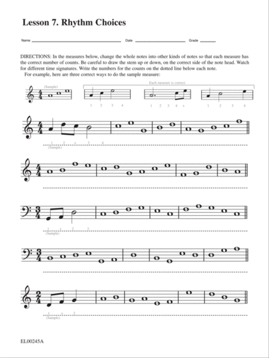 Theory Lessons, Book 2 Piano Method scores gallery preview page 3