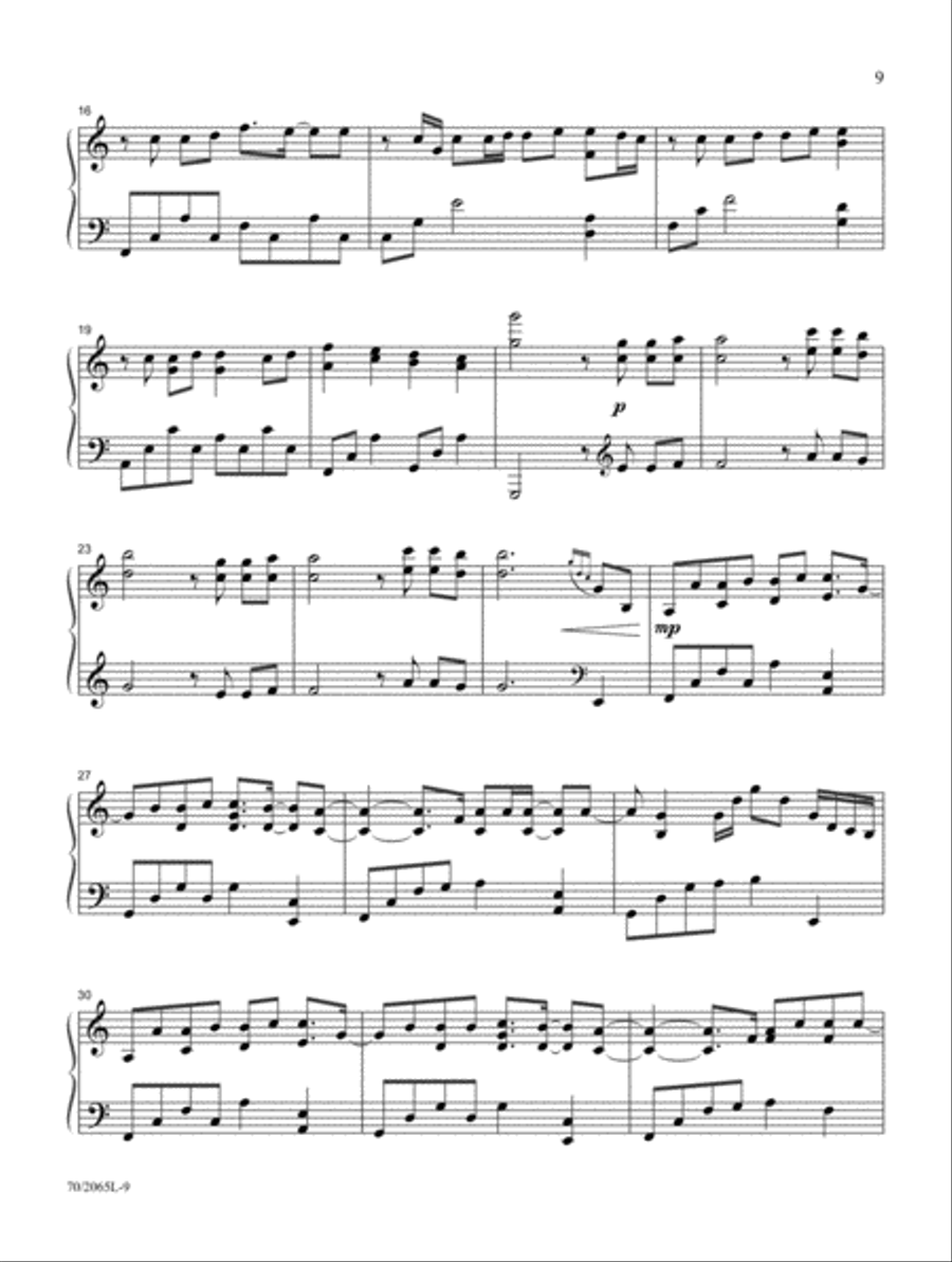 Lord of All Creation Piano Solo scores gallery preview page 5