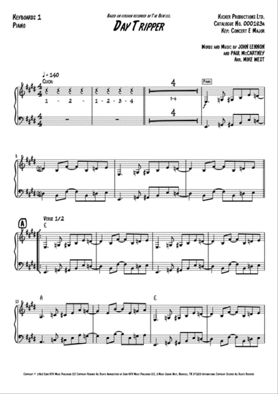 Day Tripper Small Ensemble scores gallery preview page 2
