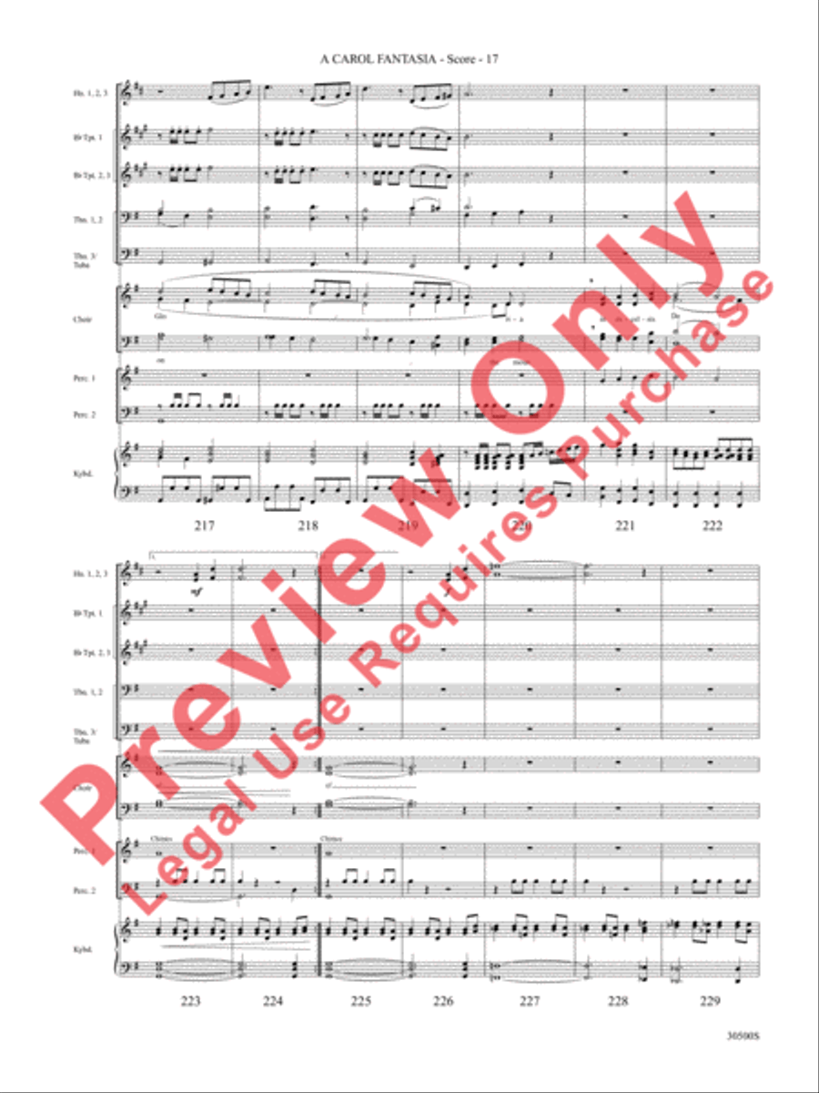 A Carol Fantasia A Carol Fantasia Choir scores gallery preview page 18