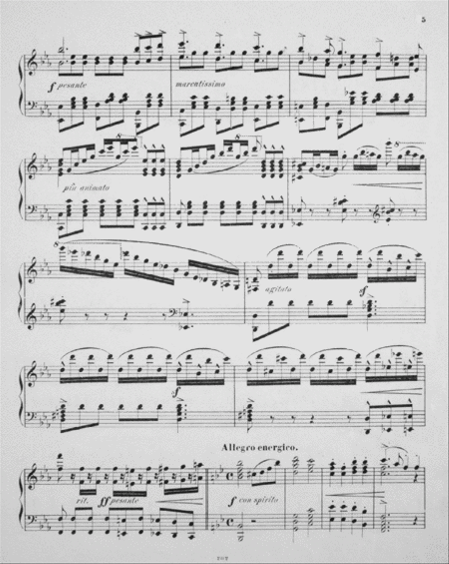Tannhauser. Oper von Wagner. Transcription pour Piano Piano Solo scores gallery preview page 4