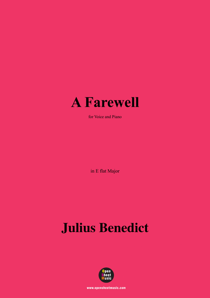 J. Benedict-A Farewell,in E flat Major