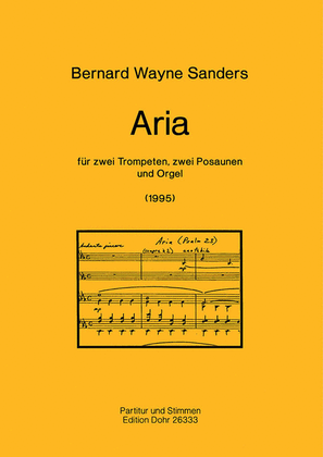 Aria für zwei Trompeten, zwei Posaunen und Orgel (1995)