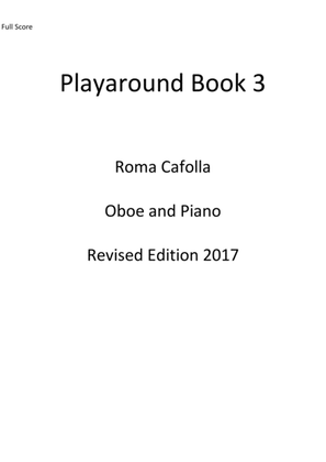Book cover for Playaround Book 3 for Oboe - Revised Edition 2017