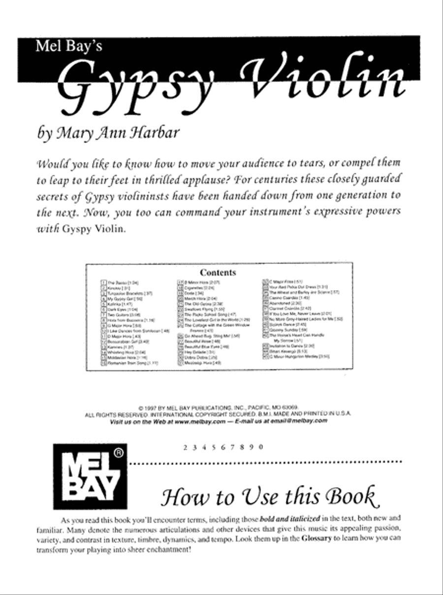 Gypsy Violin Violin scores gallery preview page 3