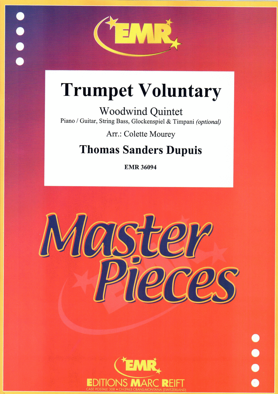 Trumpet Voluntary Woodwind Quintet scores gallery preview page 1