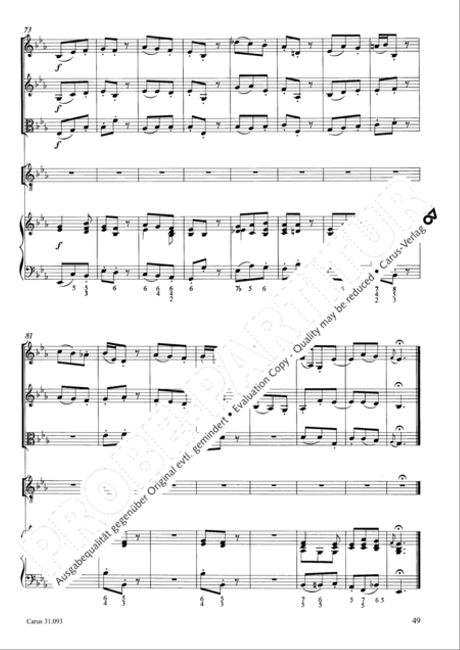 All those who seek God's sov'reign guidance (Wer nur den lieben Gott lasst walten) 4-Part scores gallery preview page 50