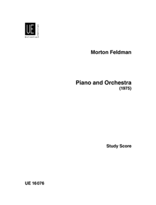 Book cover for Piano And Orchestra, F.S.