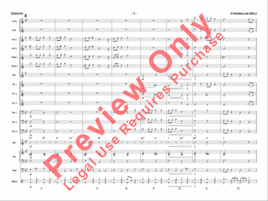 A Marshmallow World Jazz Ensemble scores gallery preview page 4