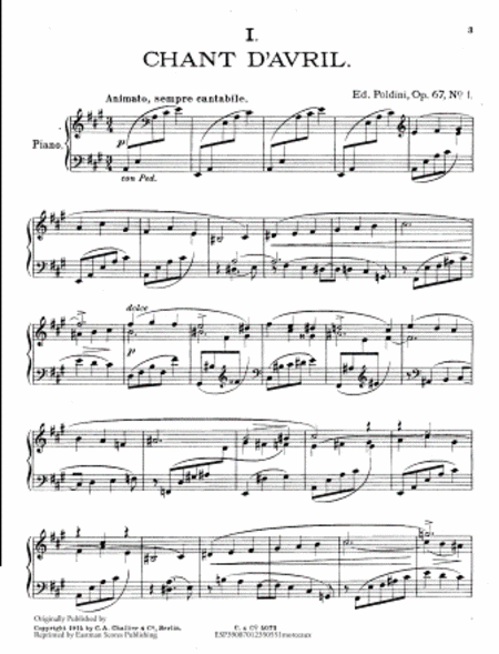 Trois morceaux pour piano, op. 67