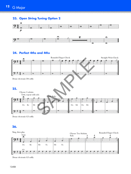 Intonation Basics: A String Basics Supplement - String Bass