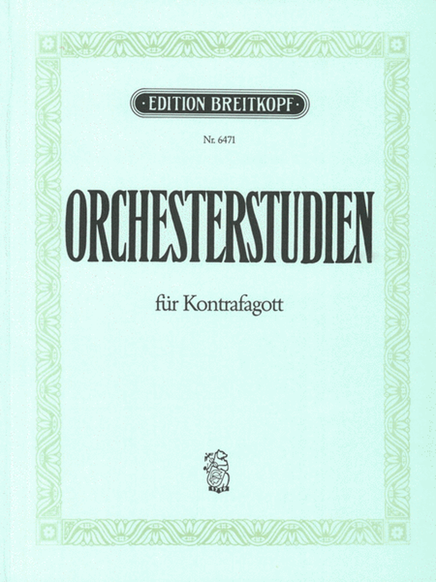 Orchestral Studies from Opera and Concerto