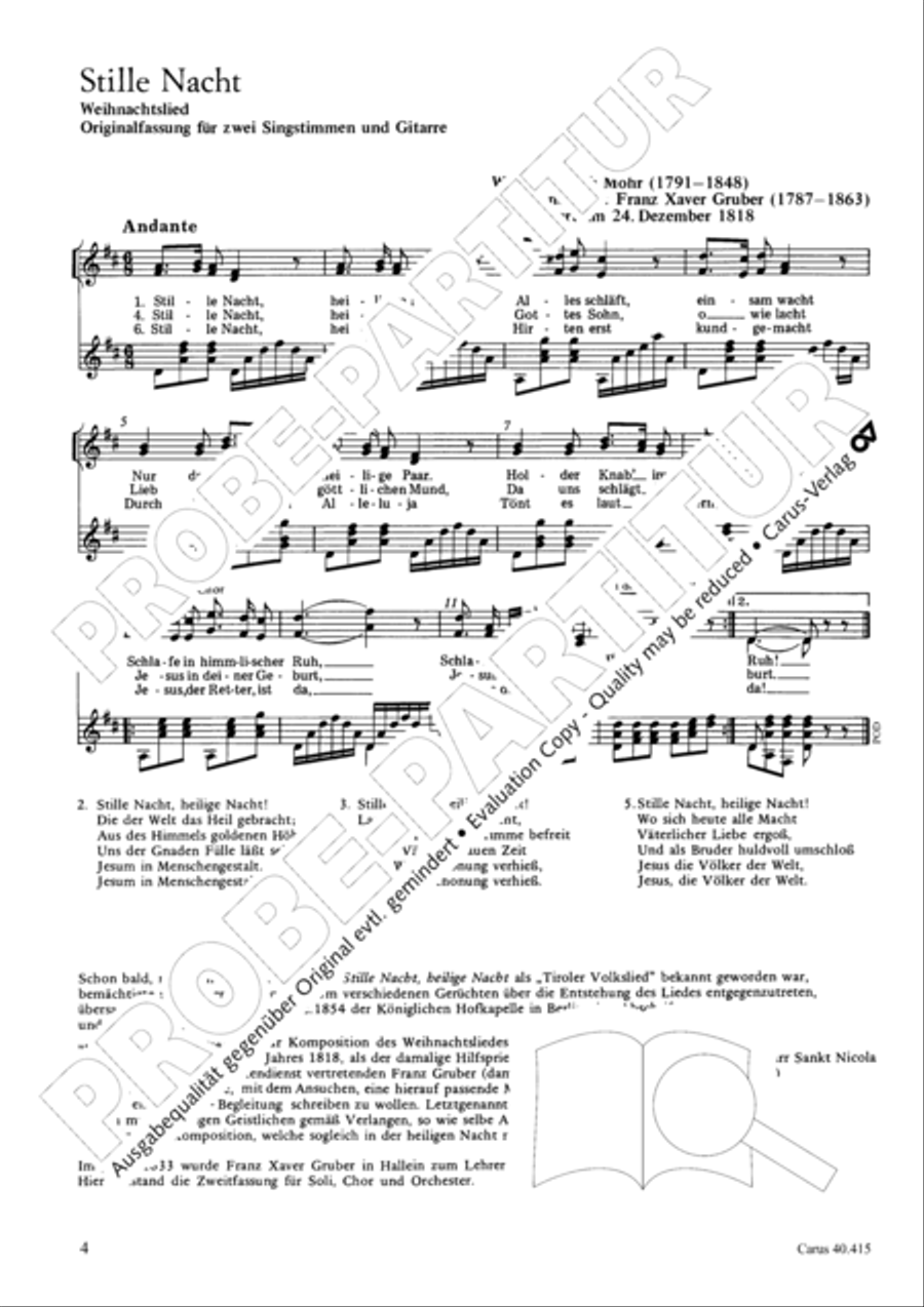Stille Nacht (2 Satze) Stille Nacht (2 Satze) Score scores gallery preview page 5