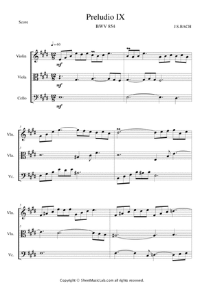 Preludio IX (BWV 854)