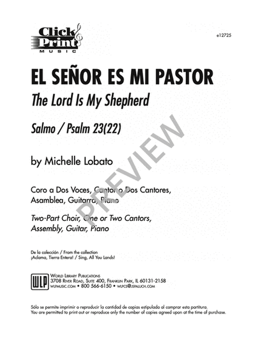 El Señor Es Mi Pastor / The Lord is My Shepherd image number null