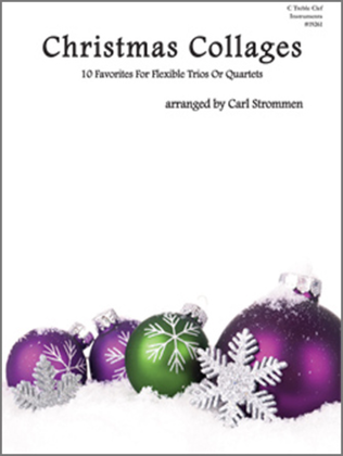 Book cover for Christmas Collages - F Instruments