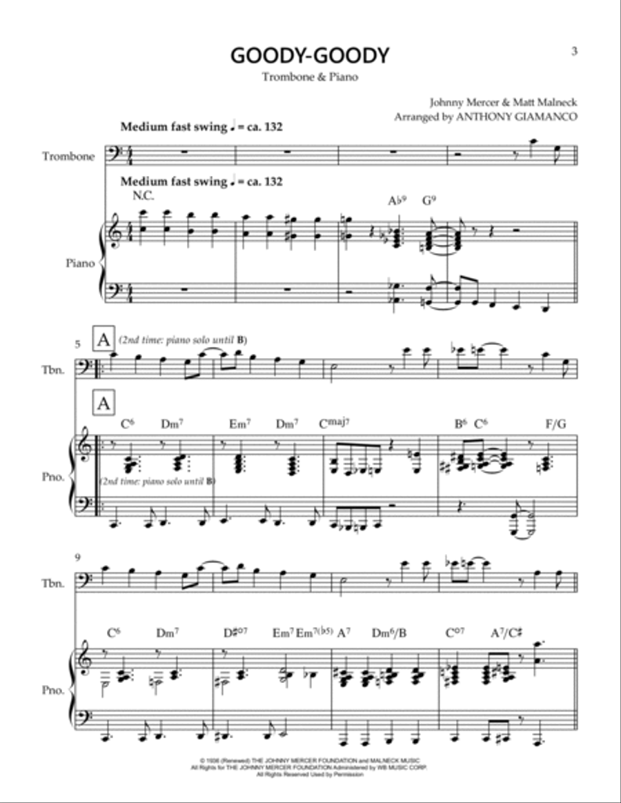 Goody Goody Piano scores gallery preview page 3