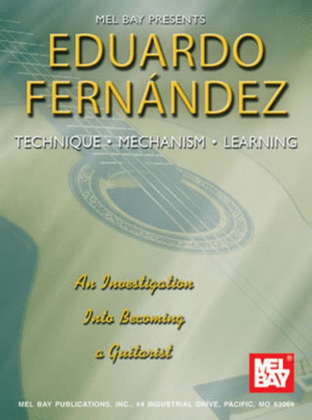 Book cover for Fernandez - Technique Mechanism Learning Guitar