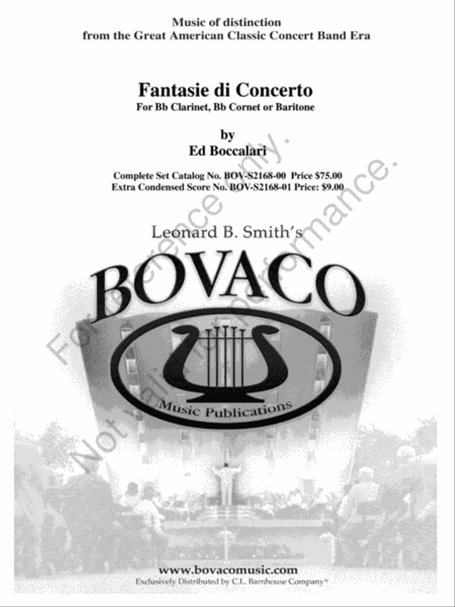Fantasia di Concerto Fantasia di Concerto Concert Band scores gallery preview page 2