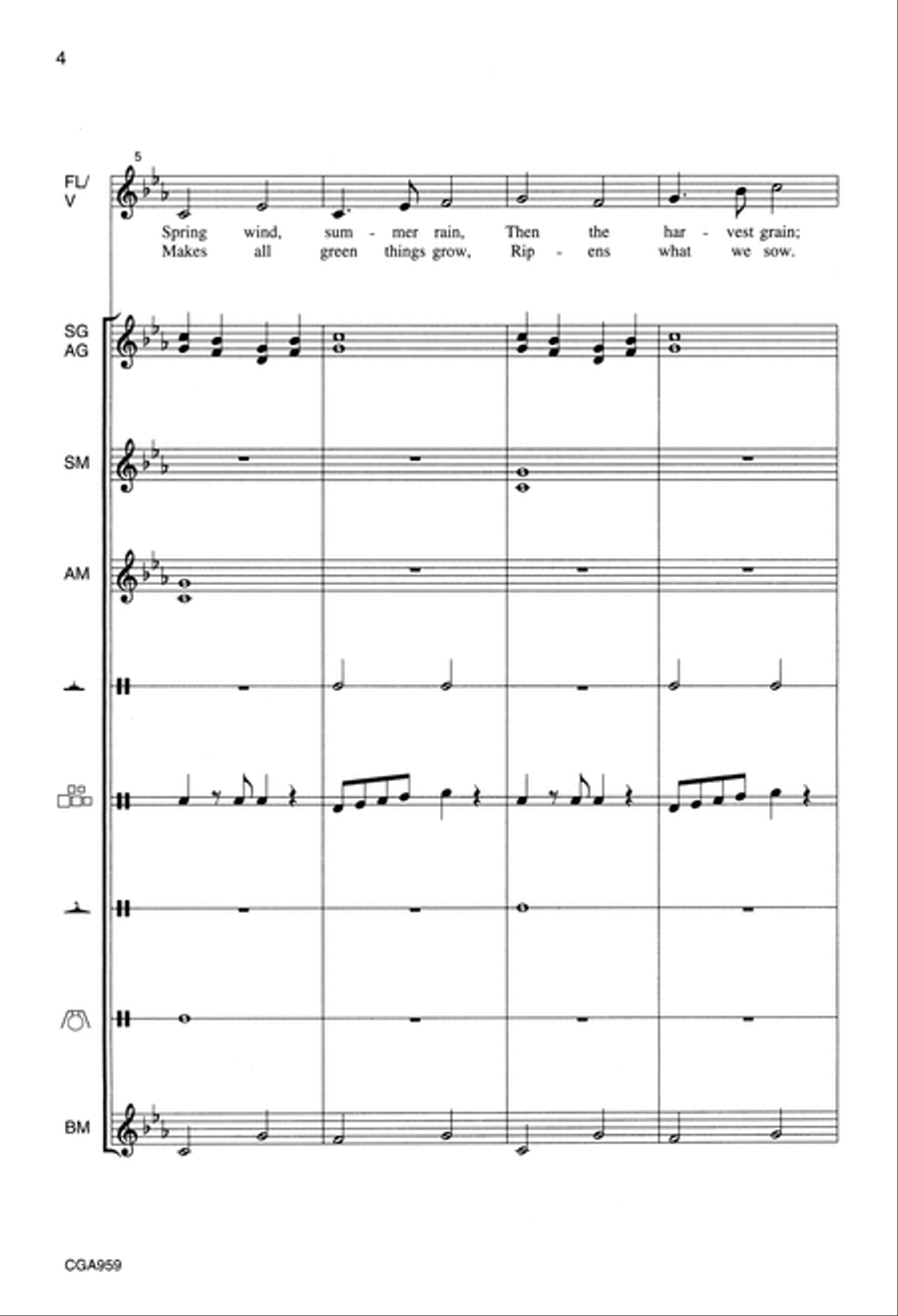 Praise Our God Above Choir scores gallery preview page 4