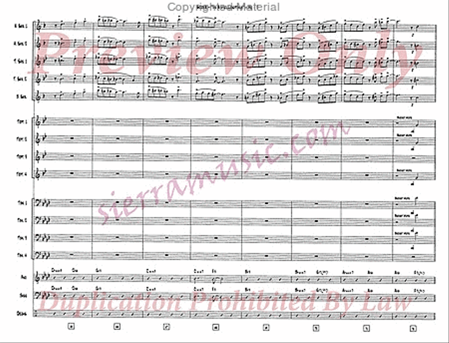 In A Mellow Tone Big Band scores gallery preview page 10