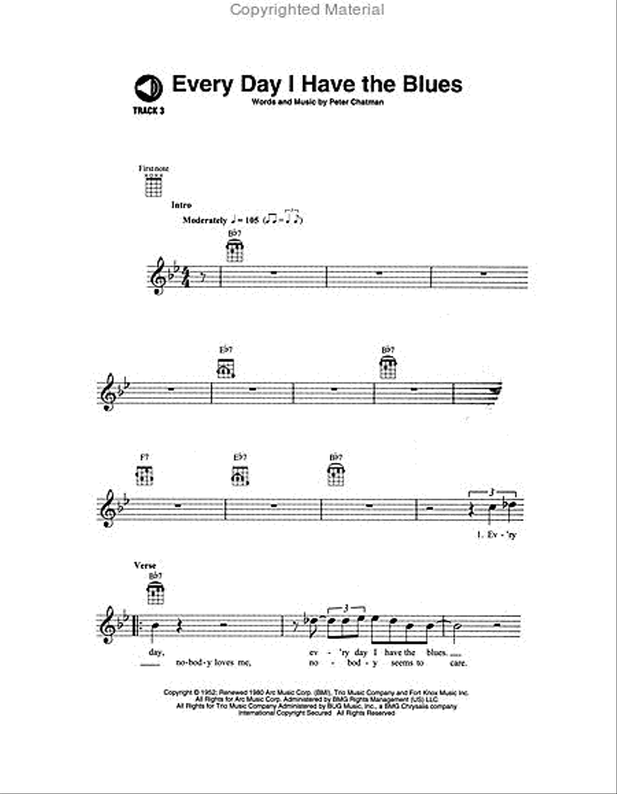Blues Standards Blues Standards Ukulele scores gallery preview page 3