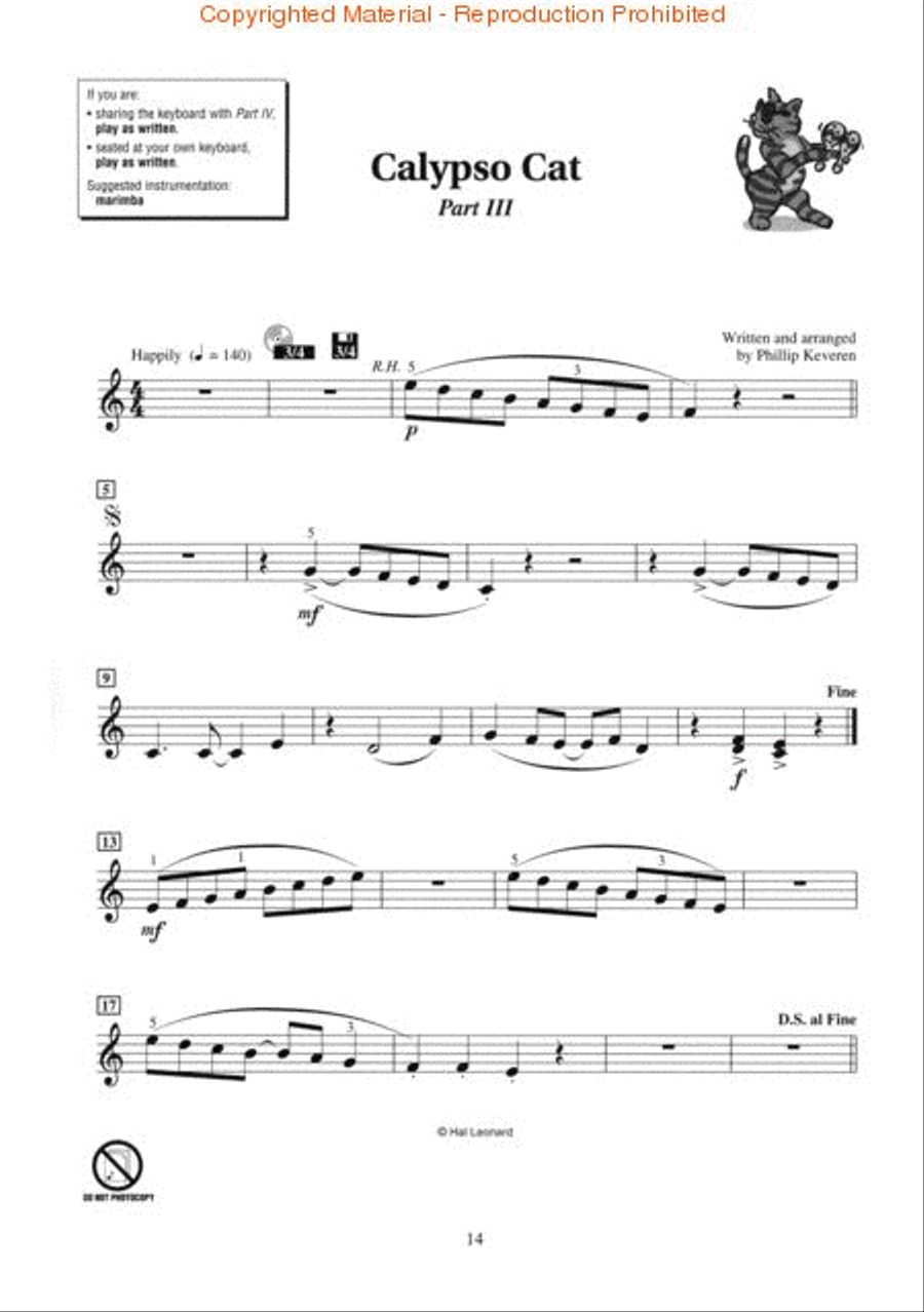 Piano Ensembles – Level 4 Piano Method scores gallery preview page 3