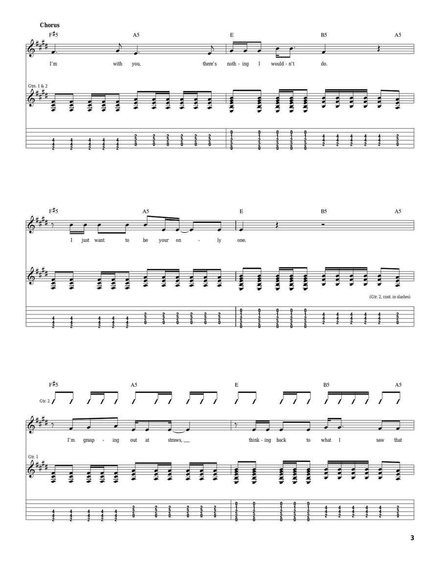 M&M Acoustic Guitar scores gallery preview page 3