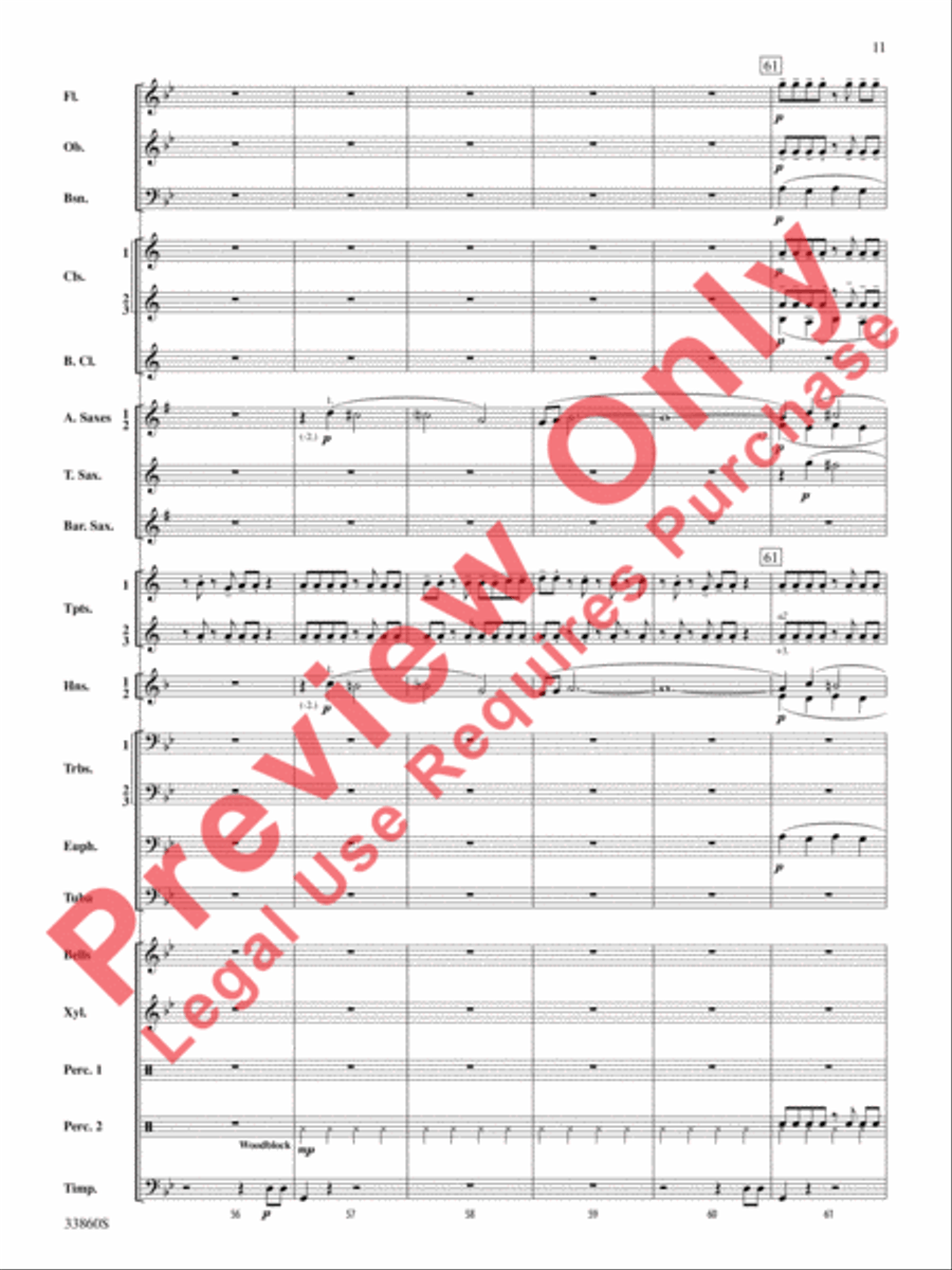 Critical Mass Concert Band scores gallery preview page 12