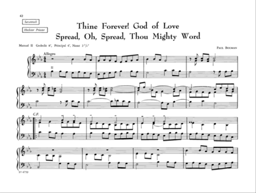 The Parish Organist, Part 12 (Familiar Hymn Tunes) Organ scores gallery preview page 19