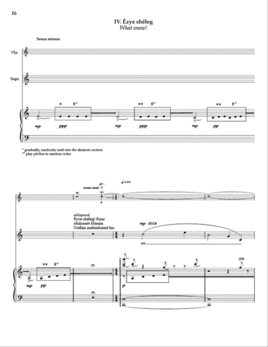 Five Hebrew Love Songs - Solo Soprano Version Choir scores gallery preview page 15