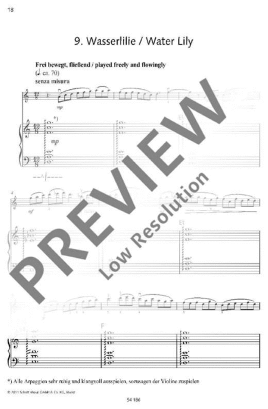 Musical Flowers Harp scores gallery preview page 18