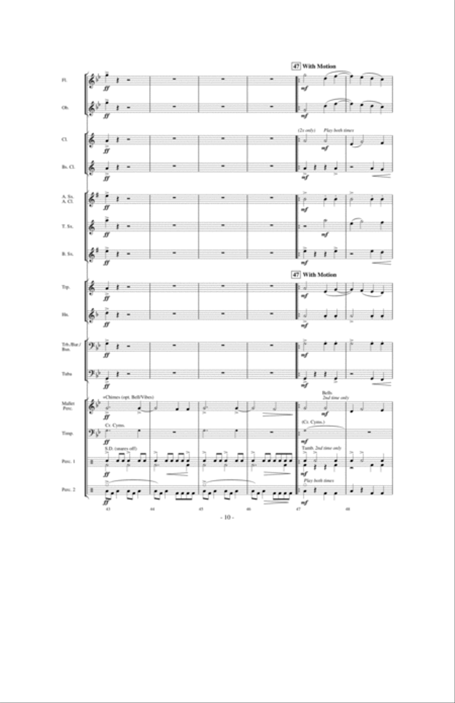 The Sword of Kings The Sword of Kings Concert Band scores gallery preview page 9