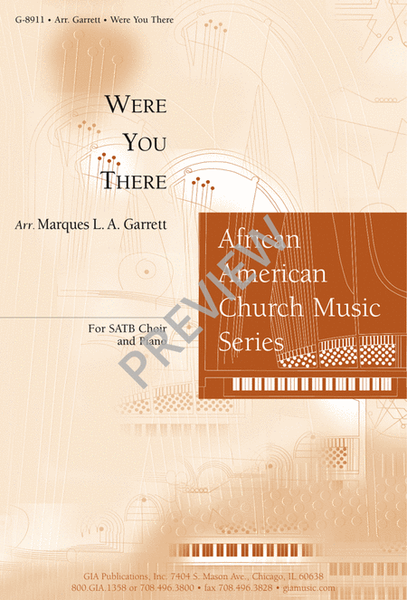 Were You There - SATB edition image number null
