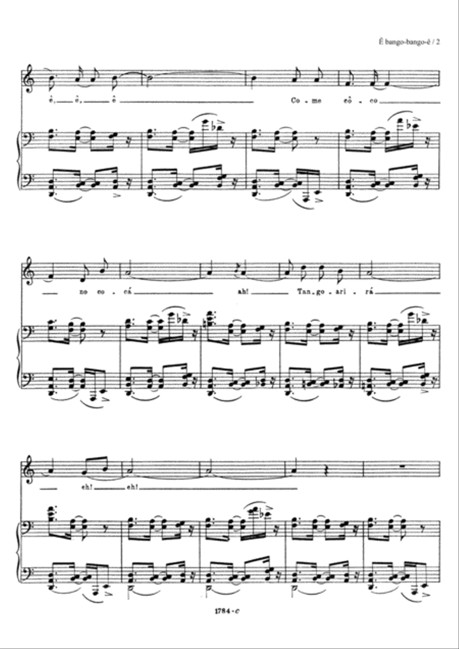 Ê bango - bango-ê Voice scores gallery preview page 4
