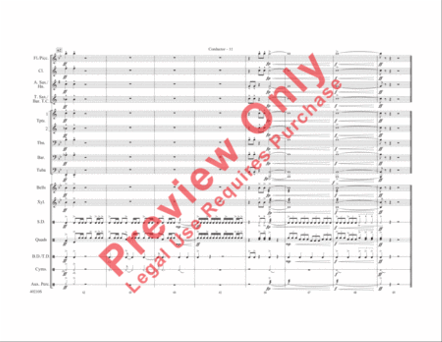 Make Me Smile Make Me Smile Marching Band scores gallery preview page 12