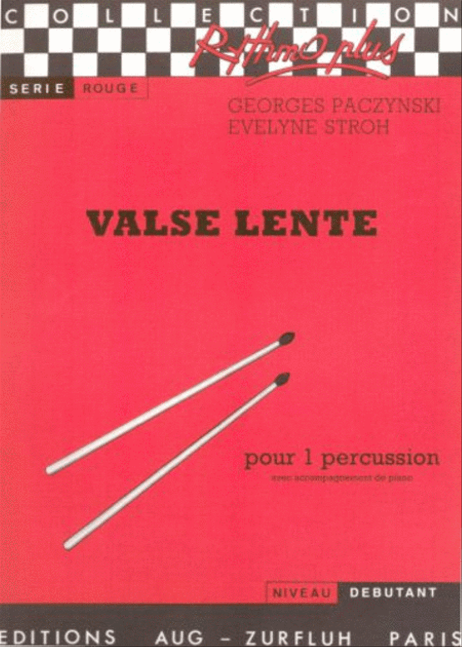 Valse lente Valse lente Piano Accompaniment scores gallery preview page 1