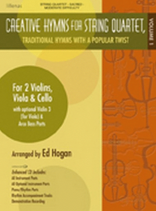 Book cover for Creative Hymns for String Quartet, Volume 1