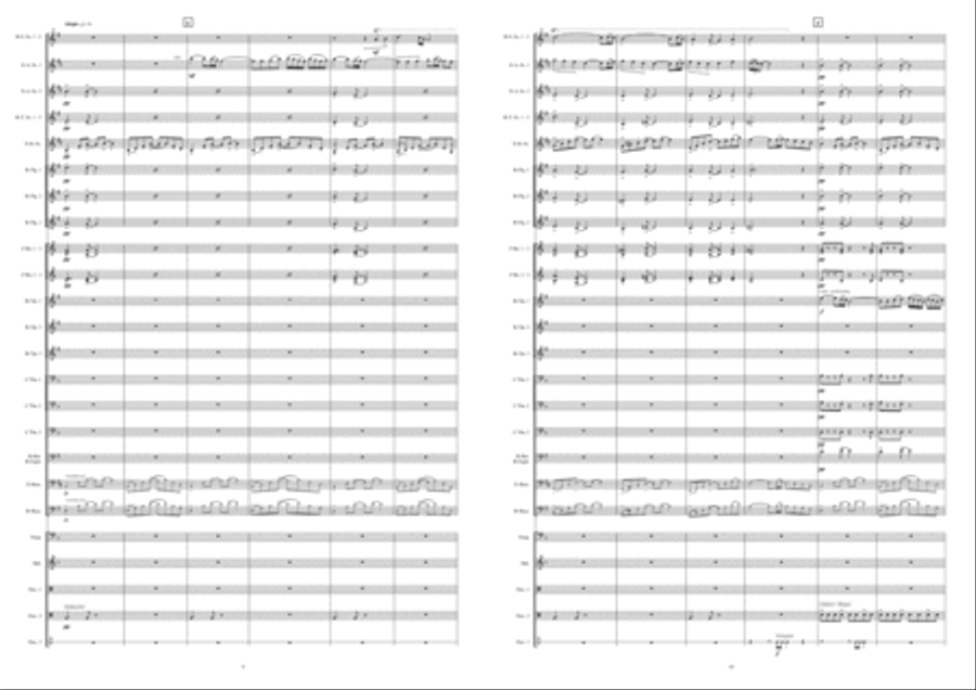 Adios Havana Fanfare Band scores gallery preview page 7