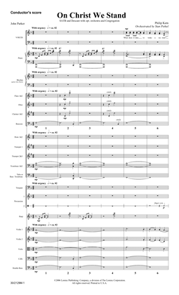On Christ We Stand - Full Orchestra Score and Parts