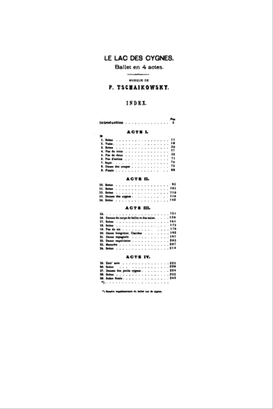 Swan Lake, Op. 20 (Complete) Small Ensemble scores gallery preview page 3