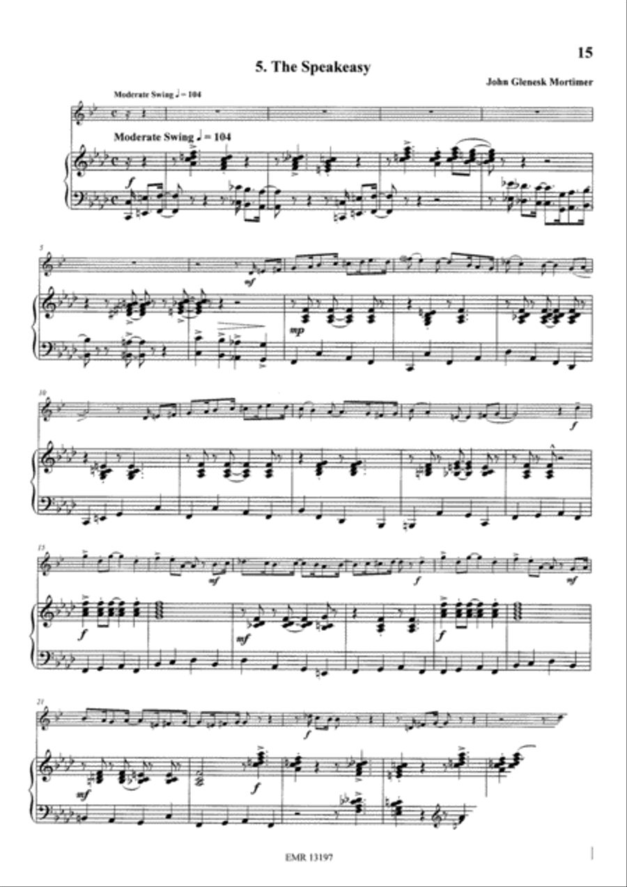 Solo Pieces Vol. 6 Clarinet Solo scores gallery preview page 7