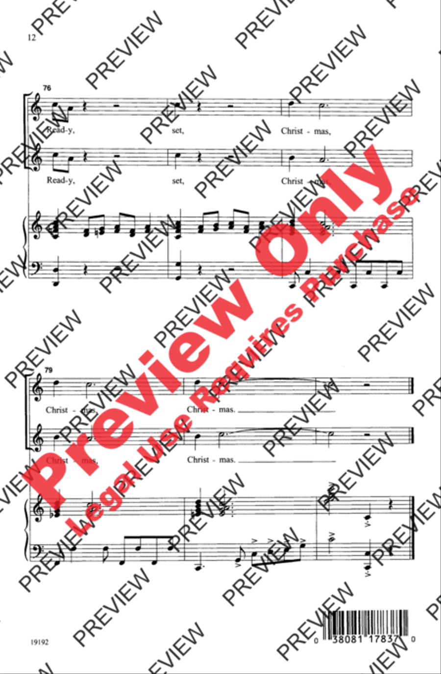 Ready, Set, Christmas! Ready, Set, Christmas! 2-Part scores gallery preview page 12