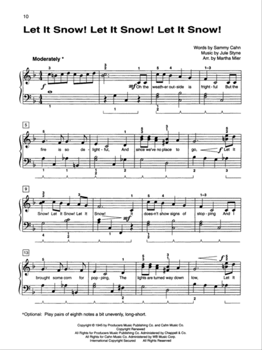 Alfred's Basic Adult Piano Course Christmas Hits, Book 2 Voice scores gallery preview page 4