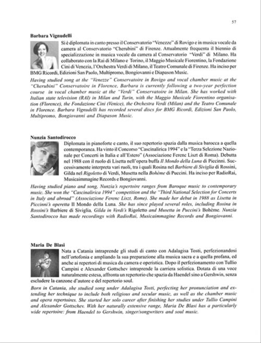 Duets for Soprano/Mezzosoprano – Volume 2 Vocal Duet scores gallery preview page 6